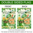 thumbnail image 3 of St Patricks Day Flag, St. Patrick''s Day Flags 28 x 40 Double Sided, Saint Patricks Day Burlap House Flag with Leprechaun Gnomes Shamrock Clover Green Hat Welcome Signs for Outdoor Lawn Garden Decor, 3 of 6