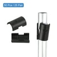 thumbnail image 3 of Uxcell Clips de bloqueo para estanterías de alambre, clips de estantería de plástico para estanterías de postes de 1", 3 of 6
