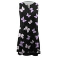 thumbnail image 4 of SMihono Robe d'Été Imprimé Mode Femmes for Grande Taille pour Femme Confortable Sans Manches Décontractée Tops Robe, 4 of 4