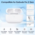 thumbnail image 2 of Funda de carga de repuesto de 660 mAh para AirPods Pro de primera y segunda generación, 2 of 8