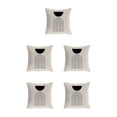 thumbnail image 1 of Baohd Home Decoration With Cushion Cover Easy To Clean And Soft Soft Durable Polyester Throw Pillows Cover Pillow Cover W0134-4 5Set, 1 of 6