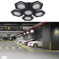 thumbnail image 2 of El Garaje Deformable Plegable Enciende El E27, Luz Del Día 6500K de La 6 Paneles 160W Negro Zulema Luces de techo para garaje, 2 of 8