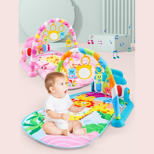 Toddler Musical Activity Mat, Baby Gyms Play Mats Multipurpose Early Education Foot Piano For