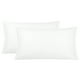thumbnail image 1 of Pillowcase Set of 2 Soft Cotton Pillow Covers with Zipper White Queen, 1 of 6