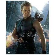 Jeremy Renner Autographed Avengers Age of Ultron 16?20 Hawkeye Photo