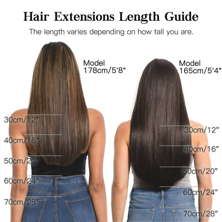 Hair Extensions Length Guide