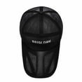 thumbnail image 4 of IDALL Baseball Cap Trucker Hat Men Hat Hollow Brim Breathable Mesh Cap Outdoor Fishing Sunscreen Baseball Cap Sunshade Hat Visor Hats Snapback Hats Black One Size, 4 of 8