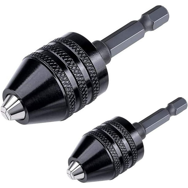 1 4 Inch Hex Shank Keyless Drill Chuck Quick Change Adapter