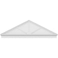 thumbnail image 3 of Ekena Millwork 86"W x 28-3/8"H x 2-3/4"P (Pitch 6/12) Peaked Cap 3 Spoke Architectural Grade PVC Combination Pediment, 3 of 8