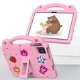 thumbnail image 6 of Allytechgroup Cute Kids for Walmart ONN 10.1 Tablet Cover Gen 4 2024 Tablet(Model:100135925), DIY Figures Design Kickstand EVA Lightweight Handle Case Shockproof Cover, Pink, 6 of 9