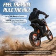 thumbnail image 6 of TUTTIO Soleil 01 Electric Dirt Bike for Teens Age 13+,3000W 200N·m High Torque, 21AH Battery, 14"/12" Full Suspension Off-Road Motocross, 6 of 9