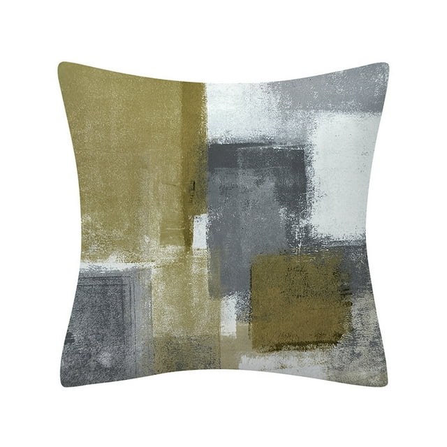 2 Pcs Abstract Pillowcase Throw Pillow Case Sofa Seater, 30*50cm #38