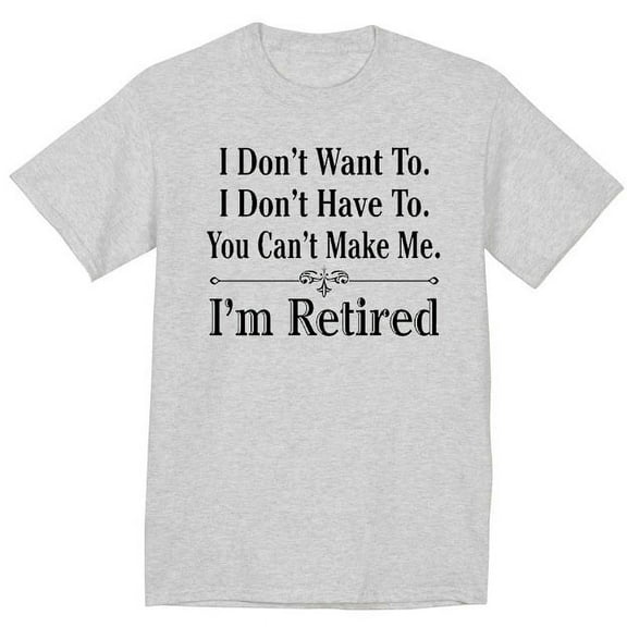 Funny Retirement Gifts Retired T-shirt Men's Graphic Tee