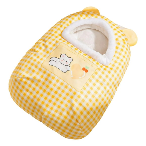 Hearth & Gear Warm Cat Sleeping Bed For Winter Cozy Winter Cat Sleeping Bed Semi Enclosed For Indoor Cats PP Pole Mount Pet Feeders for Outdoors Build A Pethouse Pet Feeders for Outdoors Galvanized