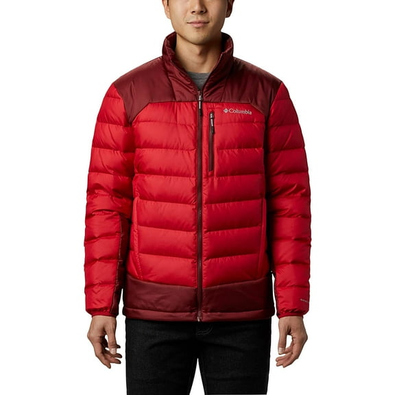 Columbia Mens Autumn Park Down Jacket Mountain Red/Red Jasper Large