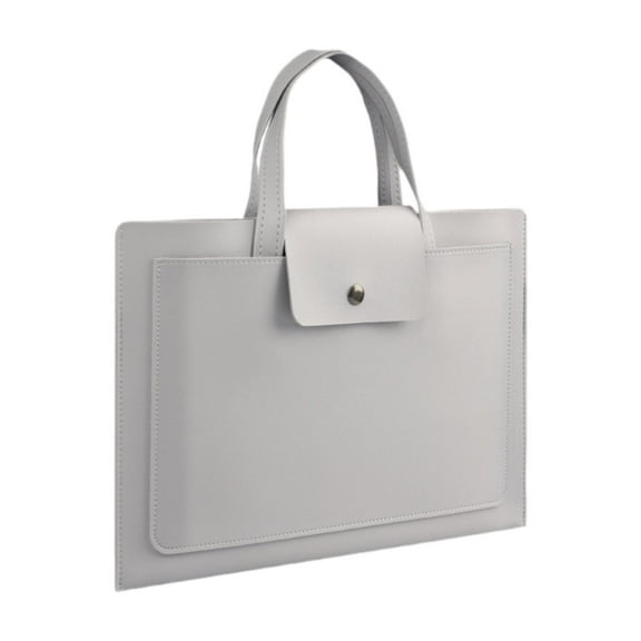 freneci Business Briefcase Bag Top Handle Bag for Office Notebook Business grey