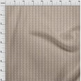 thumbnail image 4 of oneOone Polyester Spandex Brown Fabric Asian Geometric Craft Projects Decor Fabric Printed By The Yard 56 Inch Wide, 4 of 4