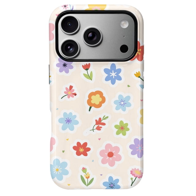 SKLYDDI Funda para iPhone 13 Pro Max con Diseño Floral Estético