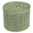 thumbnail image 1 of Shisuyan Fabric Ribbon Rolls Weaving Ribbon Green Polyester 1Pcs 1 Roll 10 Yards, 1 of 9