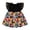 Black, variant on Penkiiy Toddler Baby Girls Outfits Flower Print Summer Cute Comfortable Net Yarn Dress Tutu Dresses for Toddler Girls 3-6 Months Black On Sale