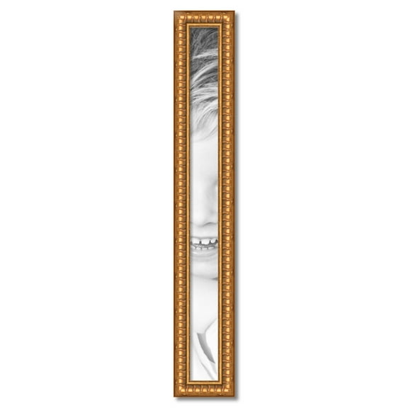 ArtToFrames 4" x 45" Gold Picture Frame, 4x45 inch Gold Wood Poster Frame (WOM-4293)