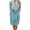 Light blue, variant on LYXSSBYX Womens Long Sleeve Dresses Clearance Fashion Women Winter Casual Solid Dress O-Neck Long Sleeve Sexy Dress