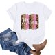 thumbnail image 2 of Blusas de Manga Corta para las Mujeres Divertido Impreso Cuello Redondo Tee, Vintage Humor Gráfico Blusas de Primavera para las Mujeres, 2 of 3