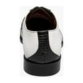 thumbnail image 7 of Stacy Adams Tristano Modified Bike Toe Oxford Shoes Black Gray 25694-910, 7 of 7