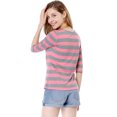 thumbnail image 3 of Disfraz de Día de San Patricio Allegra K Camiseta ajustada Rosa L, 3 of 7