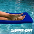 thumbnail image 4 of TRC Recreation Sunsation 1.75" Thick Foam Pool Float Lounger w/ Headrest, 2 Pack, Navy, 4 of 12