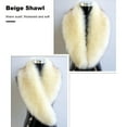 thumbnail image 6 of Waroomhouse Soft Winter Scarf Women Thermal Scarf Women Winter Scarf Cozy Fuzzy Imitation Fur Solid Color Soft Lightweight Thickened Warm Decorative Collar Shawl, 6 of 8