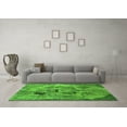 thumbnail image 3 of Ahgly Company Indoor Rectangle Oriental Green Industrial Area Rugs, 2' x 4', 3 of 4