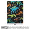 thumbnail image 4 of ONETECH Dinosaur Blanket Dinosaur Blanket for Boys Baby Girls Women Dinosaur-Themed Stuff Dinosaur Room Decor Super Soft Cozy, 4 of 6