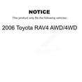 thumbnail image 2 of Transit Auto Rear Wheel Cylinders and Hub Bearing Assembly Kit for Car 2006 Toyota RAV4 AWD 4WD - Left Right Side (Driver Passenger) K7D-101885, 2 of 11