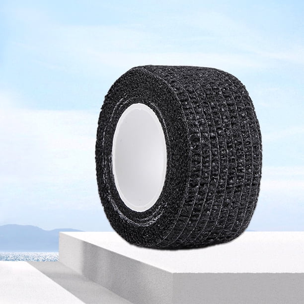 Vendaje médico de gasa Vendaje autoadhesivo para golf, absorción de impactos antideslizante para exteriores (negro)