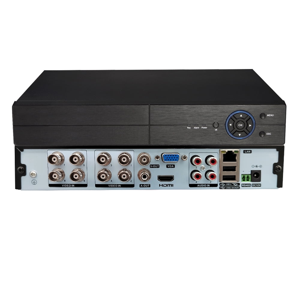 16CH + 4IP All-in-One Security DVR | 4K HDMI Output, HD-TVI/CVI/AHD/Analog/IP Support | No HDD Included (Max 16TB)