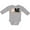 AC-Heather Grey, variant on Inktastic 1st Birthday Baseball Boys First Boys or Girls Long Sleeve Baby Bodysuit