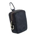 thumbnail image 3 of Riñonera, bolso de cintura, cartera impermeable, monedero con cremallera, monedero pequeño para llaves, teléfono, fiestas, artículos personales. Negro, 3 of 8