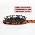 thumbnail image 5 of Checkered Pumpkin Halloween Pattern Hair Brush,Girls Detangling Hair Brush,Glide Through Tangles with Ease for Wet & Dry Hair,8.8"X2.8", 5 of 7