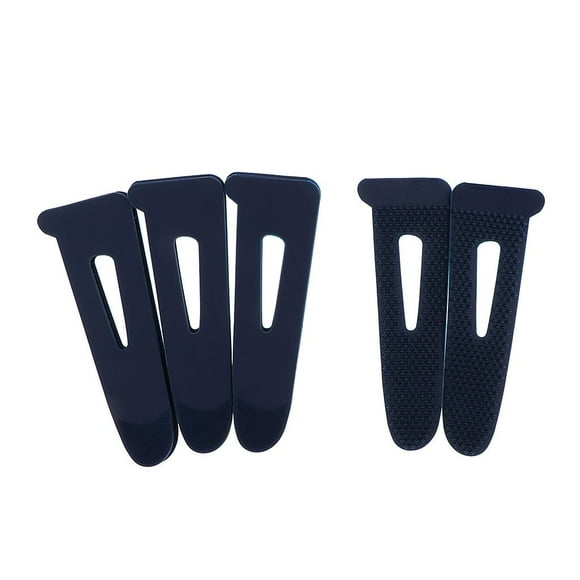 4 pares de pestañas de s de manga de color para coser ganchos y sujetadores de suministros de para deportiva para proteger de Azul perfecl Lengüeta del puño de la manga