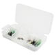 thumbnail image 2 of Kit de moscas para pesca con mosca, Kit de cebo para pesca con mosca con gancho lanzador, caja de almacenamiento de cuentas de plástico giratorias, 2 of 14