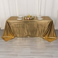 thumbnail image 4 of Efavormart 90"x132" Shiny Antique Gold Round Polyester Tablecloth With Shimmer Sequin Dots, 4 of 10