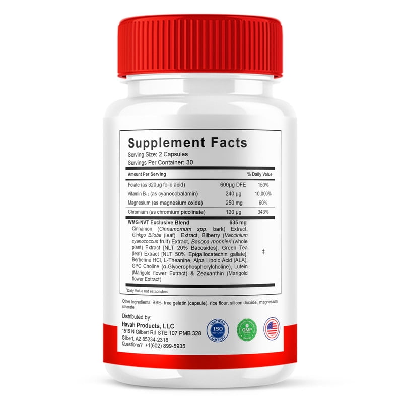 (2 Pack) Glyco Result Blood Optimizer, Glyco Result Supplement (120 Capsules)