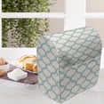 thumbnail image 3 of Aqua Stand Mixer Cover, Mesh Pattern with Curvy Lattice Design Old Fashioned Pastel, Kitchen Appliance Organizer Bag Cover with Pockets, 5 Quarts, Seafoam Cream, by Ambesonne, 3 of 4