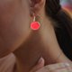 thumbnail image 4 of 1 par de pendientes bonitos de resina con forma de fruta para mujer, divertidos pendientes colgantes, joyería única, pendientes de resina para piercing, accesorios de moda para niñas, 4 of 7