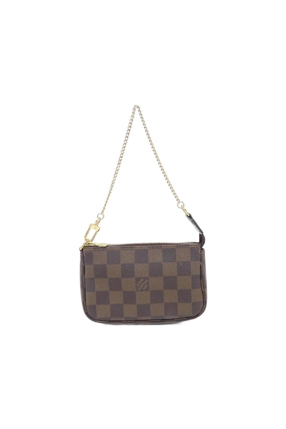 Pre-Owned Louis Vuitton Damier Mini Pochette Accessoires N58009 Accessory Pouch