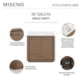 thumbnail image 5 of Miseno Mv-N251-V36 Saleya 36" Free Standing Single Basin Vanity Set - Warm Oak, 5 of 7