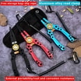 thumbnail image 4 of Aluminum Alloy Lure Pliers, Fishing Pliers, Multifunctional Scissors, Fishing Tools With Sheath And Lanyard, 4 of 9