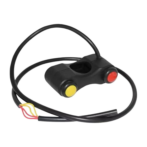 Interruptores de Manillar de "para Motocicleta V, Interruptor de Arranque de Bocina de Faro, 3 SM SunniMix Interruptores de manillar de la motocicleta