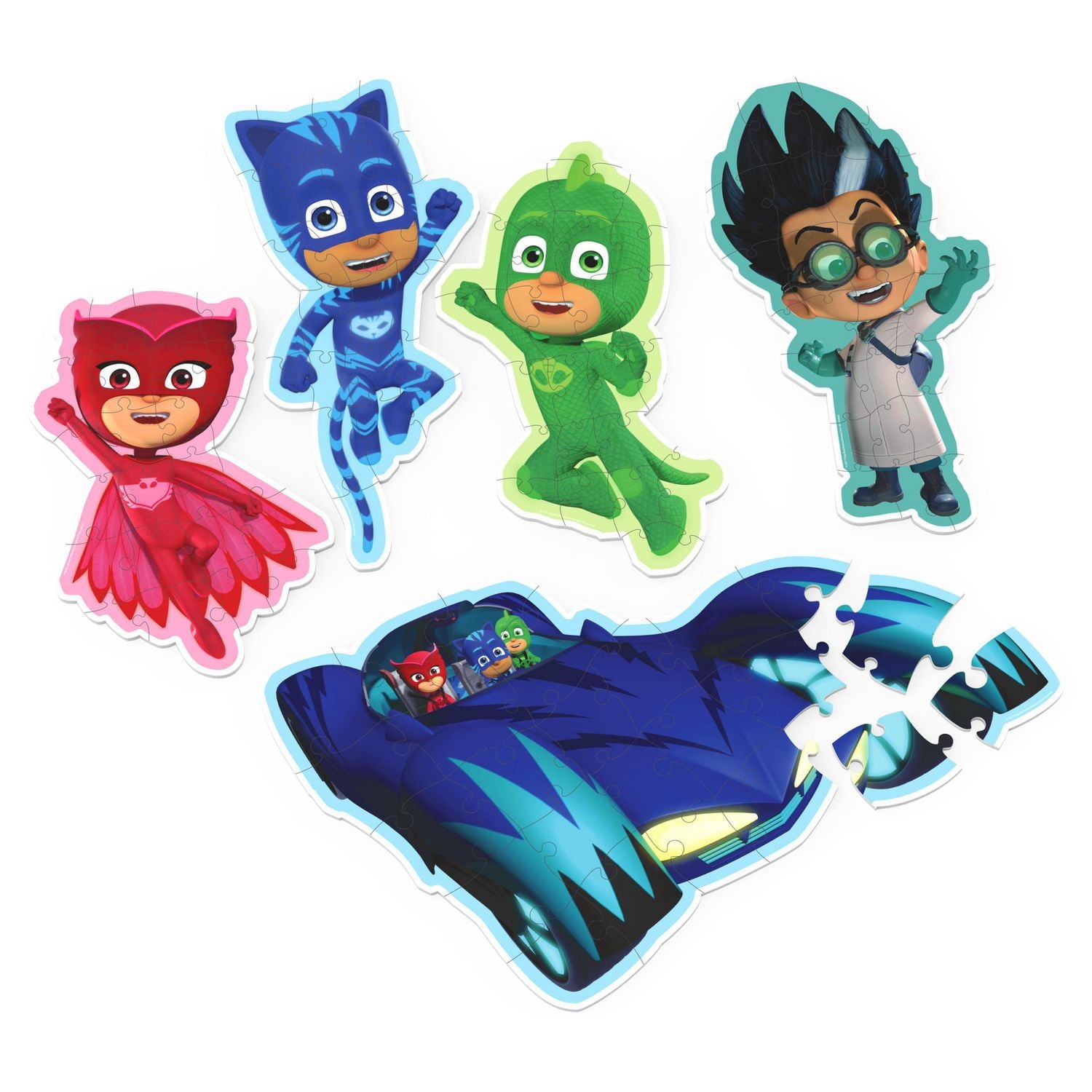 PJ Masks 5-Pack of Shaped Jigsaw Puzzles